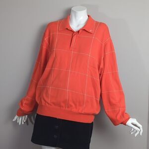 Men's Orange Polo Shirt